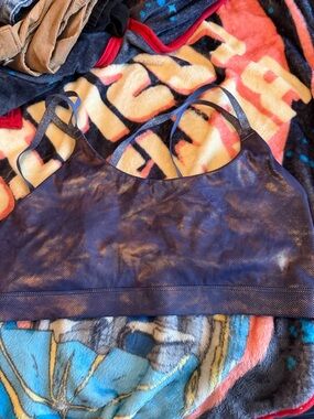 aerie Shimmery Navy Blue Seamless Bralette